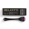 Side view of Belantti 540 needle derma roller on white background