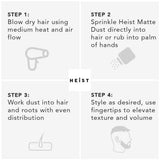 Heist Labs Matte Dust Hair Styling Powder 20g
