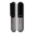 K-SKIN 2-in-1 Ionic Heated Hair Styling Comb Straightening & Curling Tool