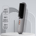 K-SKIN 2-in-1 Ionic Heated Hair Styling Comb Straightening & Curling Tool