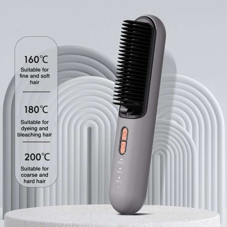 K-SKIN 2-in-1 Ionic Heated Hair Styling Comb Straightening & Curling Tool