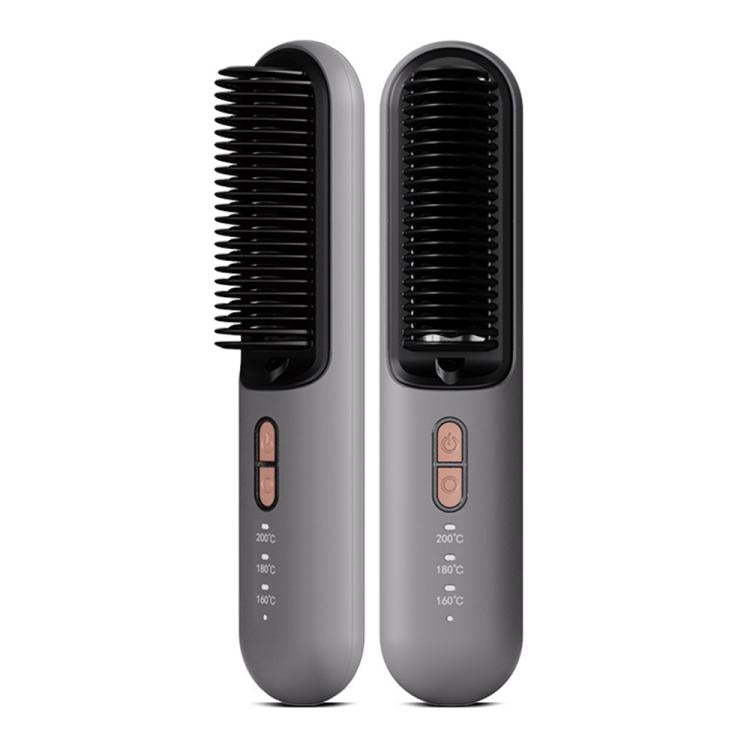 K-SKIN 2-in-1 Ionic Heated Hair Styling Comb Straightening & Curling Tool