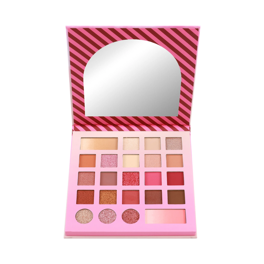 Profusion Candy Kisses 23-shade makeup palette shown open