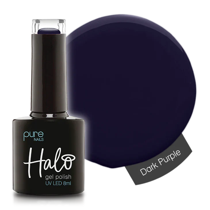 Gel Nail Polish Dark Purple 8ml Hair & Beauty Depot