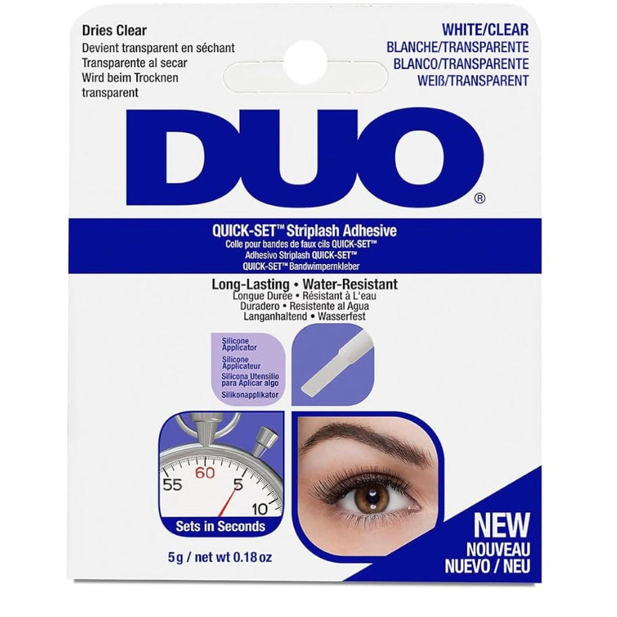 DUO QUICK-SET STRIP LASH ADHESIVE WHITE/CLEAR (5G)