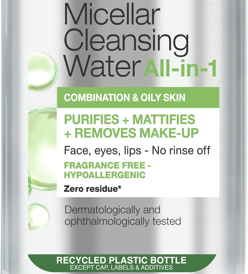 Garnier Micellar Cleansing Water Combination & Oily Skin