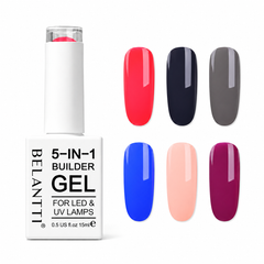 Belantti 5-in-1 Builder Gel Nail Extension Polish 15ml