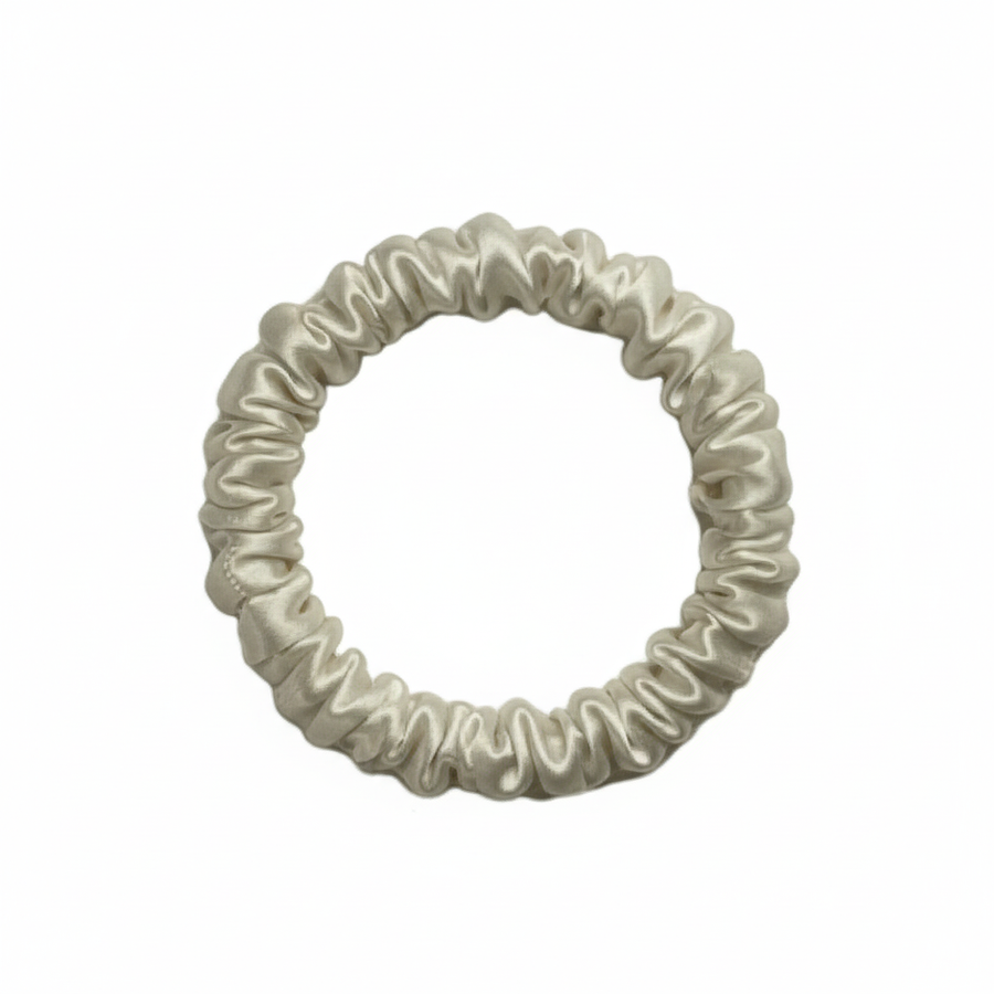 DREAMSILK Champagne Skinny Silk Scrunchie