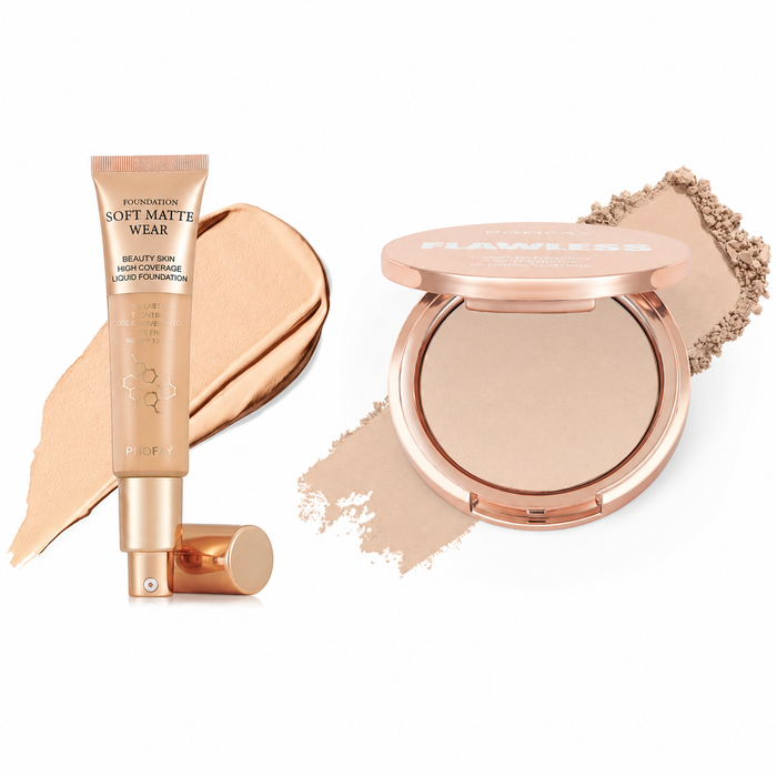 PHOFAY Matte Setting Pressed Powder