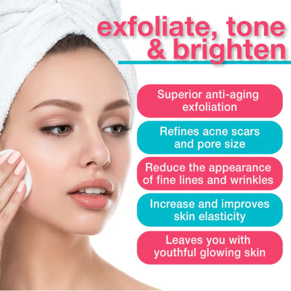 Touch 20% Glycolic Acid Pads: Skincare-On-the-Go (50 Pads)