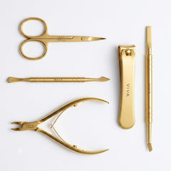 Manicure Tool Kit - 5 Pieces Gold
