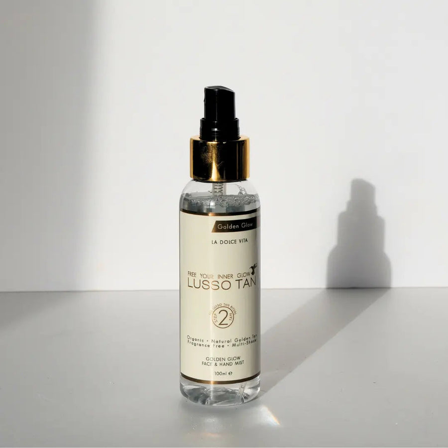 Lusso Tan Golden Glow Face & Hand Mist 100ml