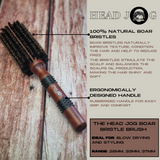 Head Jog Boar Bristle Brush details