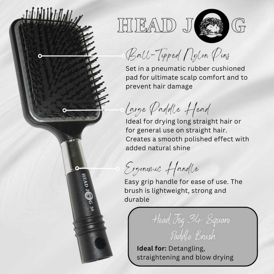 Head Jog 34 Paddle Brush detail