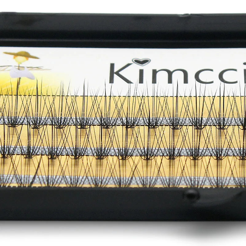 Kimcci Individual Cluster False Eyelashes – C/D Curl, 6–15mm