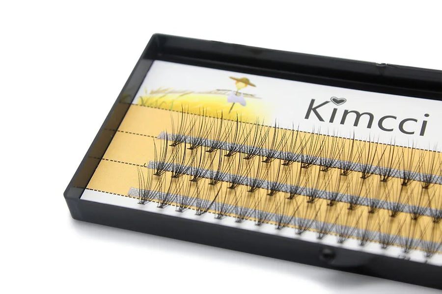 Kimcci Individual Cluster False Eyelashes – C/D Curl, 6–15mm