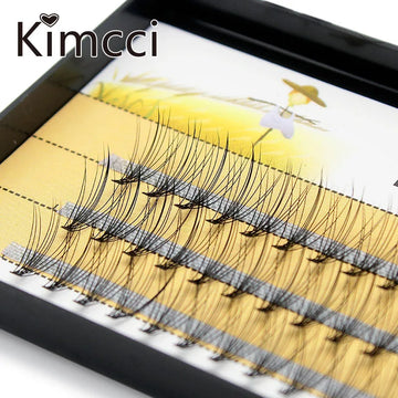 Kimcci Individual Cluster False Eyelashes – C/D Curl, 6–15mm