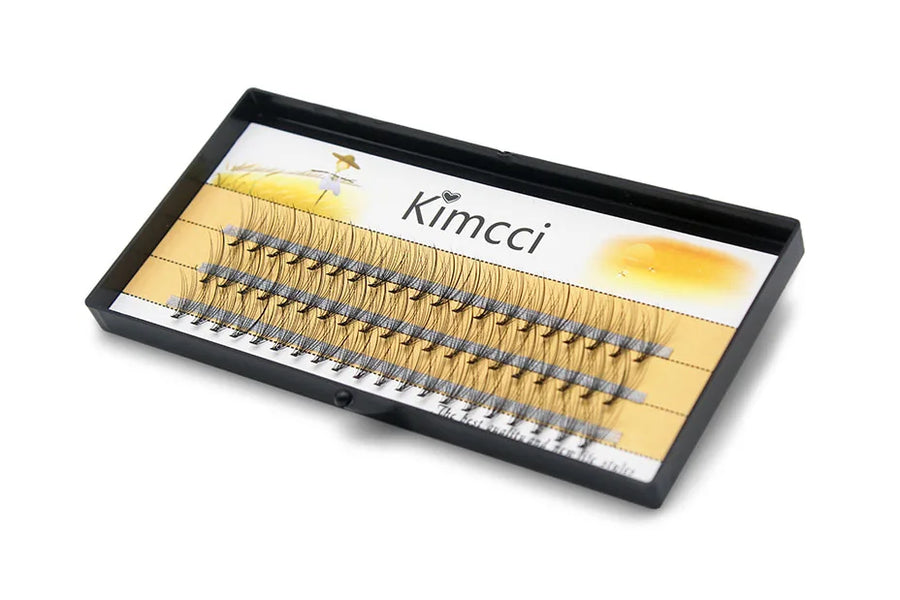 Kimcci Individual Cluster False Eyelashes – C/D Curl, 6–15mm