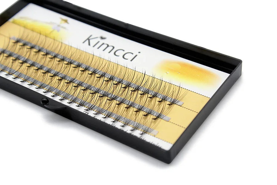 Kimcci Individual Cluster False Eyelashes – C/D Curl, 6–15mm