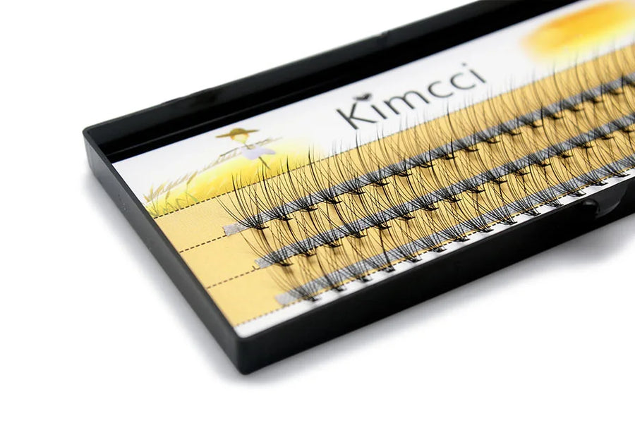 Kimcci Individual Cluster False Eyelashes – C/D Curl, 6–15mm