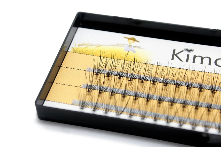 Kimcci Individual Cluster False Eyelashes – C/D Curl, 6–15mm