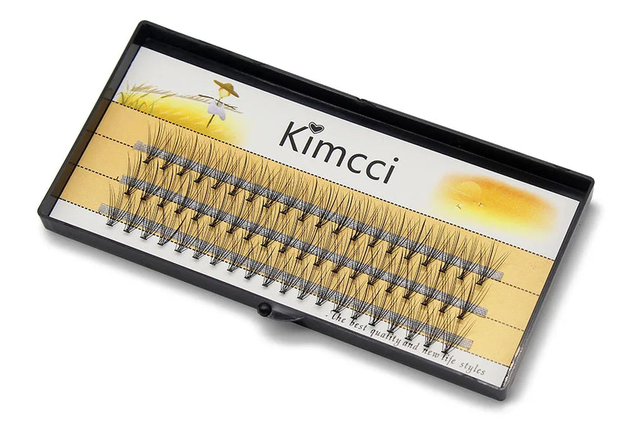 Kimcci Individual Cluster False Eyelashes – C/D Curl, 6–15mm