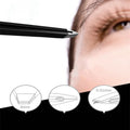 bulehart Black Slant Tip Eyebrow Tweezers