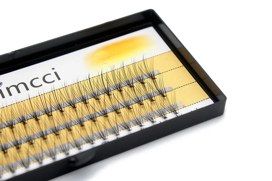 Kimcci Individual Cluster False Eyelashes – C/D Curl, 6–15mm