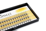Kimcci Individual Cluster False Eyelashes – C/D Curl, 6–15mm