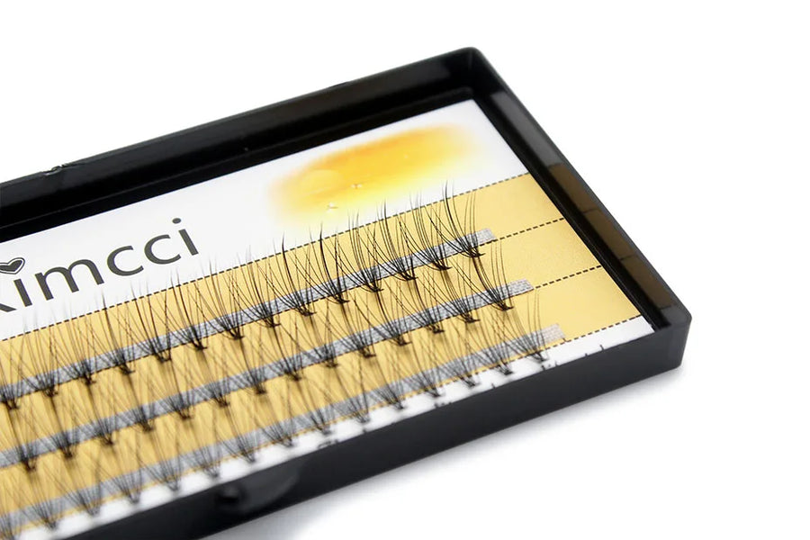 Kimcci Individual Cluster False Eyelashes – C/D Curl, 6–15mm