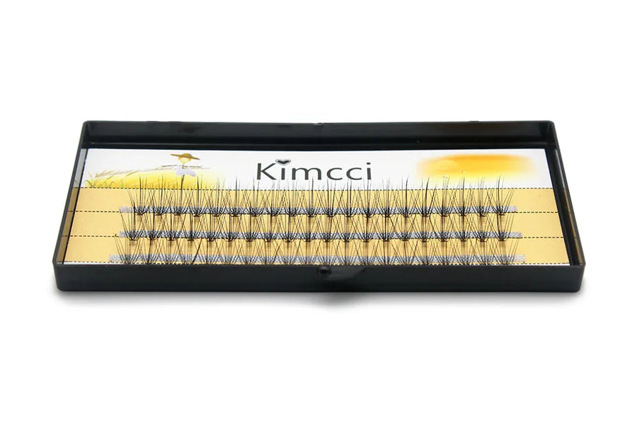 Kimcci Individual Cluster False Eyelashes – C/D Curl, 6–15mm