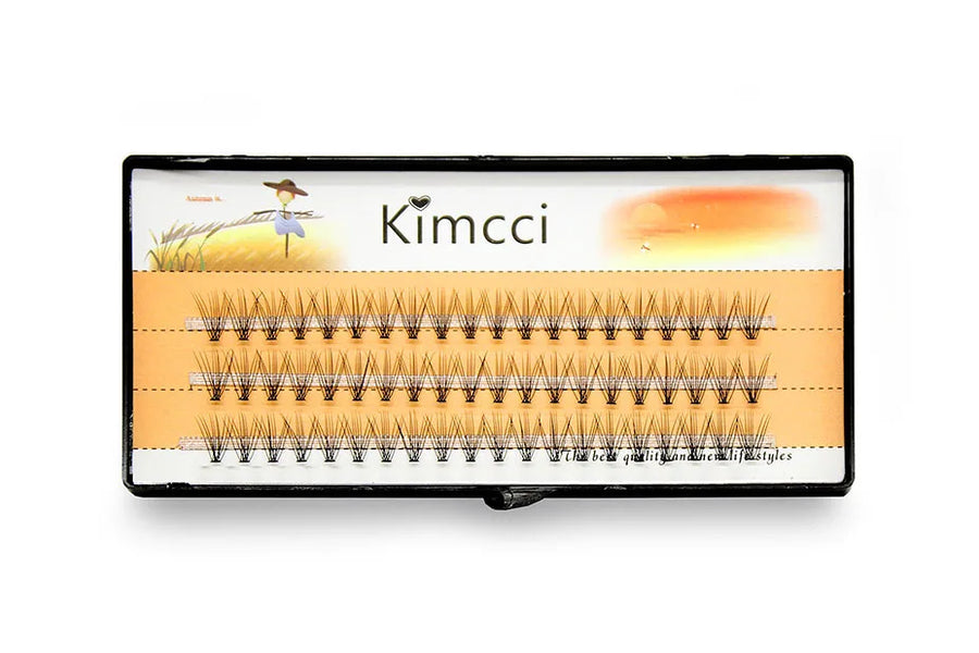 Kimcci Individual Cluster False Eyelashes – C/D Curl, 6–15mm