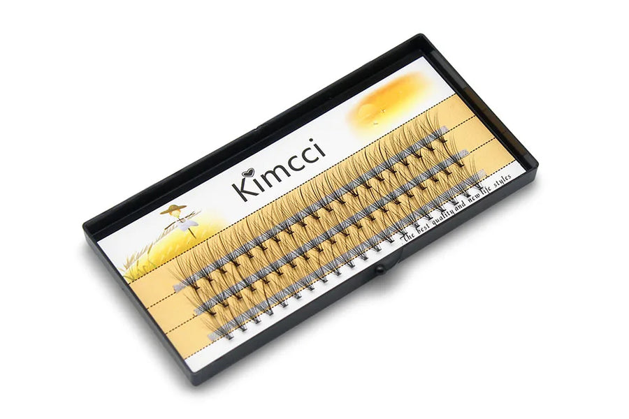 Kimcci Individual Cluster False Eyelashes – C/D Curl, 6–15mm