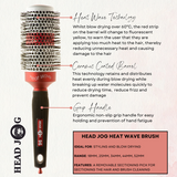 Head Jog Heat Wave brush heat indicator guide