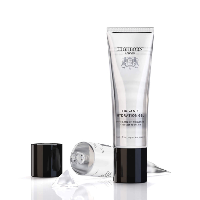 Highborn Organic Hydration Gel 100ml tube on white background