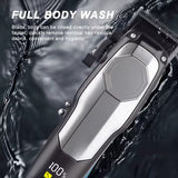 Cordless Hair Clippers for Men – Rechargeable LCD Trimmer