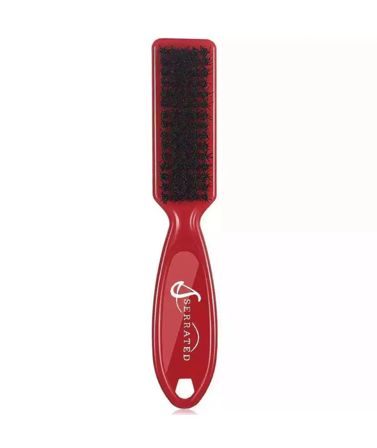 Serrated Barber Skin Fade Brush With Soft Bristle Serrated