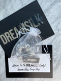 DREAMSILK Silver Regular Silk Scrunchie