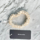 DREAMSILK Champagne Skinny Silk Scrunchie