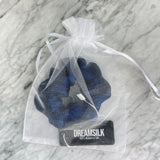 DREAMSILK Navy Blue Regular Silk Scrunchie