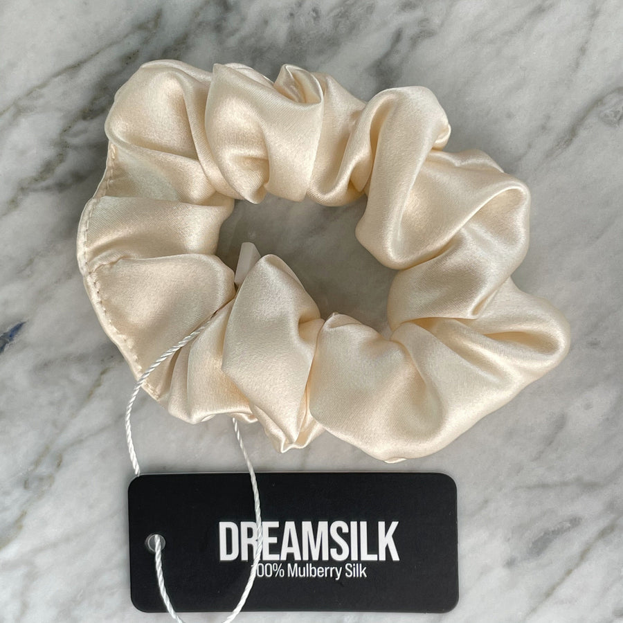 DREAMSILK Champagne Regular Silk Scrunchie