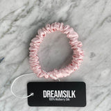 DREAMSILK Pink Skinny Silk Scrunchie