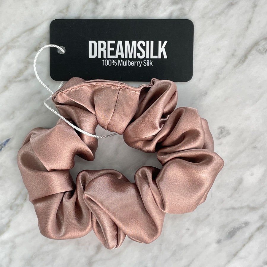 DREAMSILK Bronze Regular Silk Scrunchie