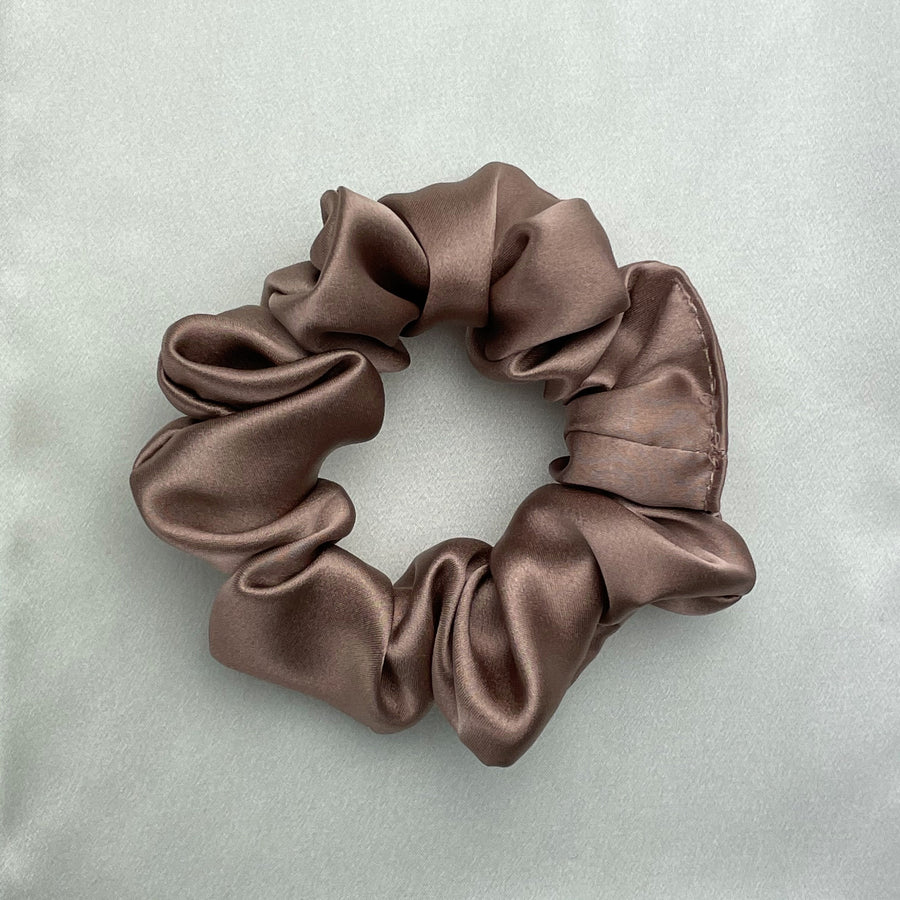DREAMSILK Bronze Regular Silk Scrunchie