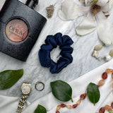 DREAMSILK Navy Blue Regular Silk Scrunchie