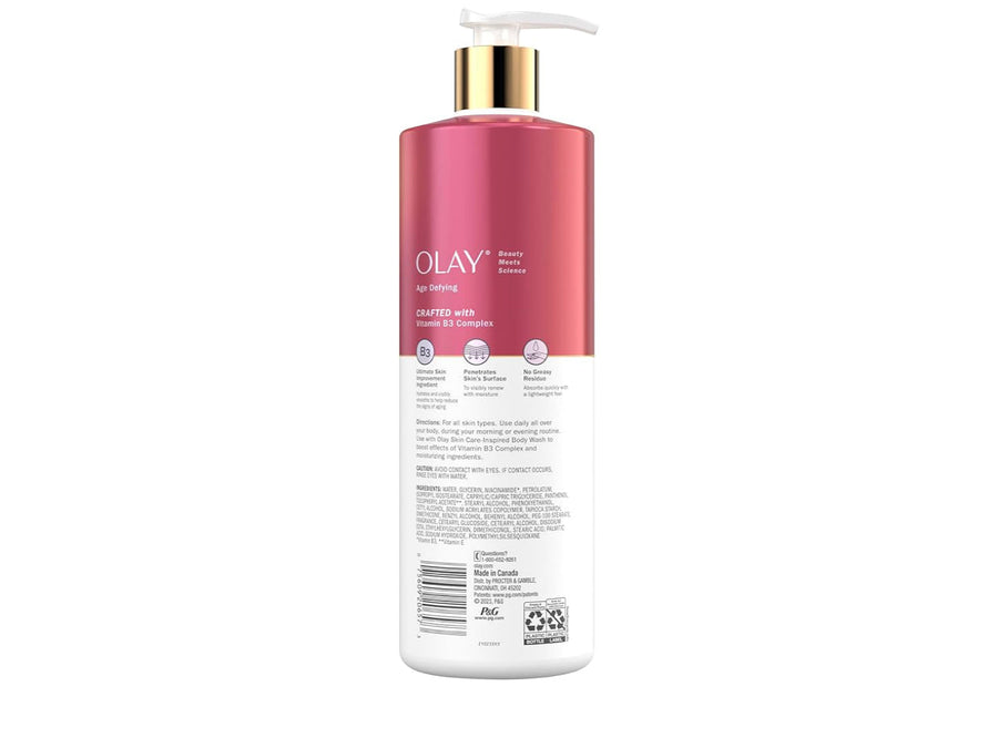 Olay Age Defying & Hydrating Body Lotion with Niacinamide (502ml)