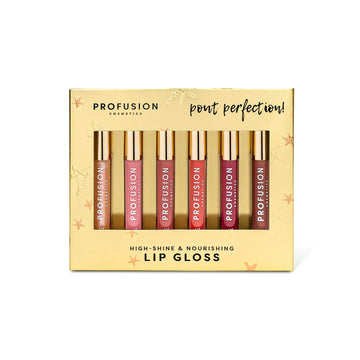 Profusion Pout Perfection gift set containing six lip glosses