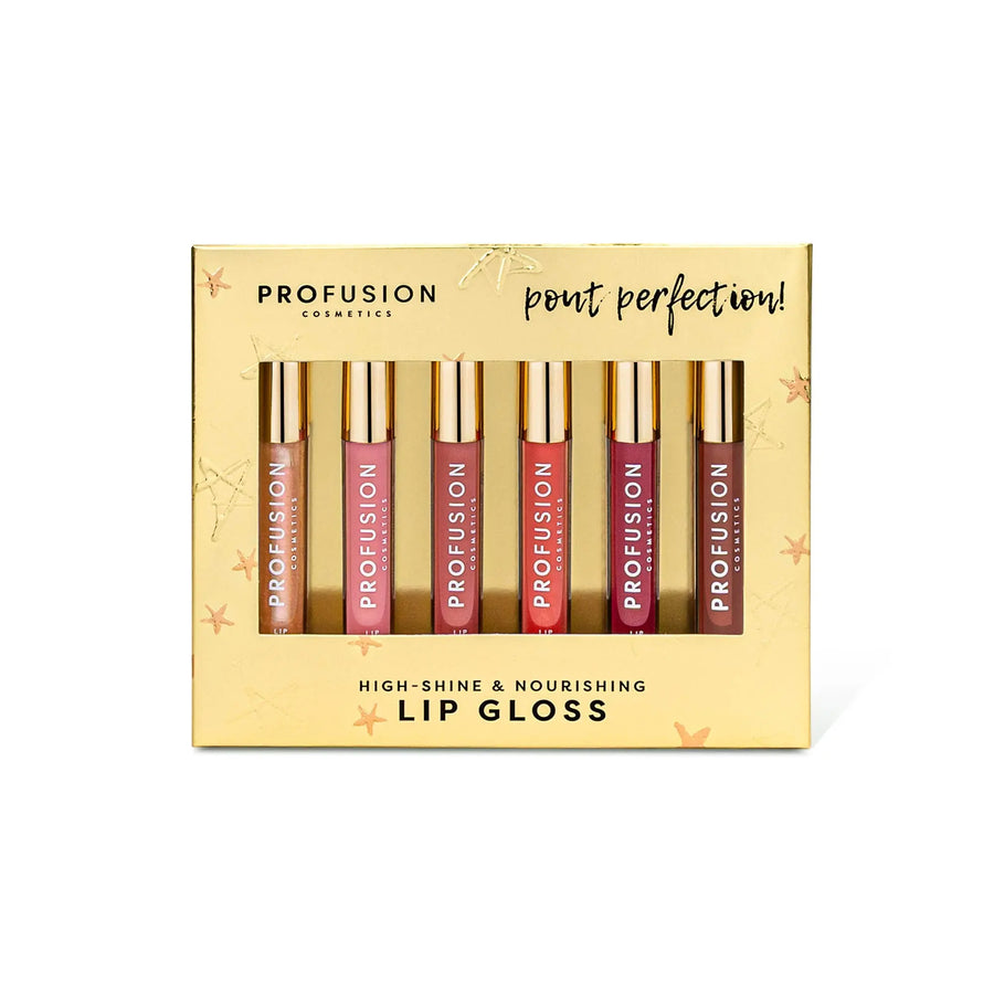 Profusion Pout Perfection gift set containing six lip glosses