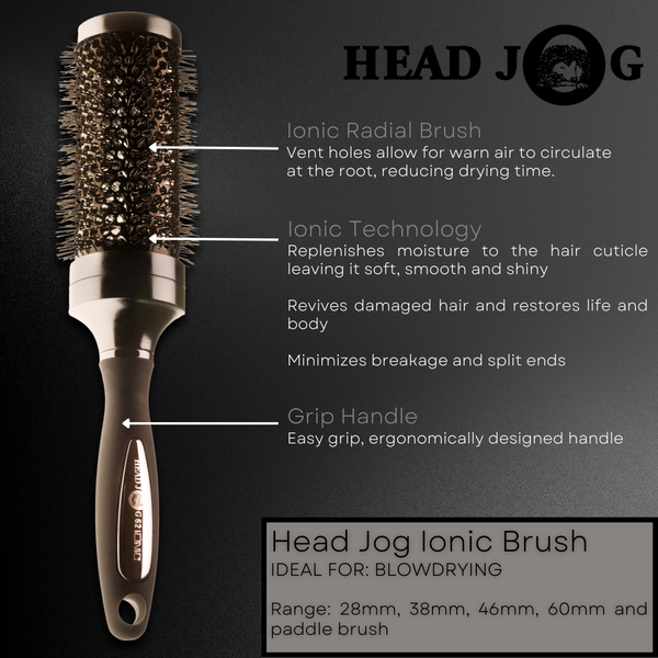 Head Jog Ionic Brush features