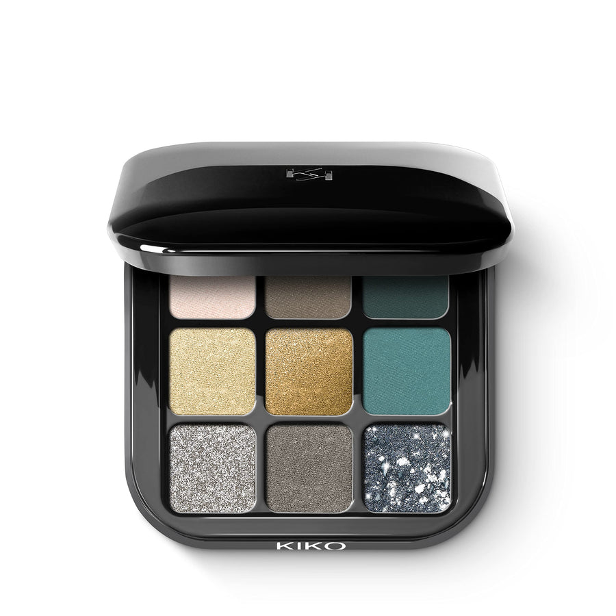 KIKO Milano Glamour Multi Finish Eyeshadow Palette 06 9 shade palette
